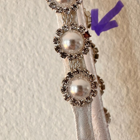 V. Chapman | Lucetta Dress in White Windsor Brocade - Picture 12 of 16